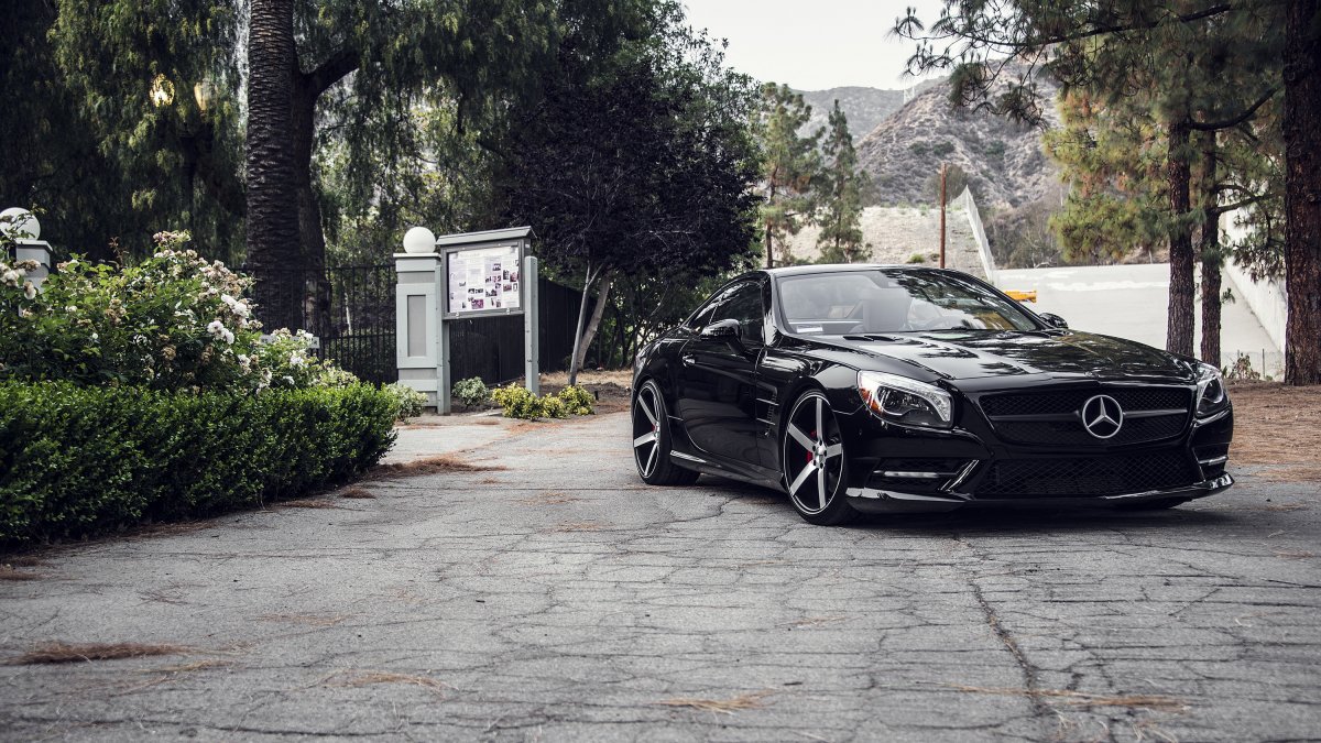Vossen cv3 чёрный Мерседес
