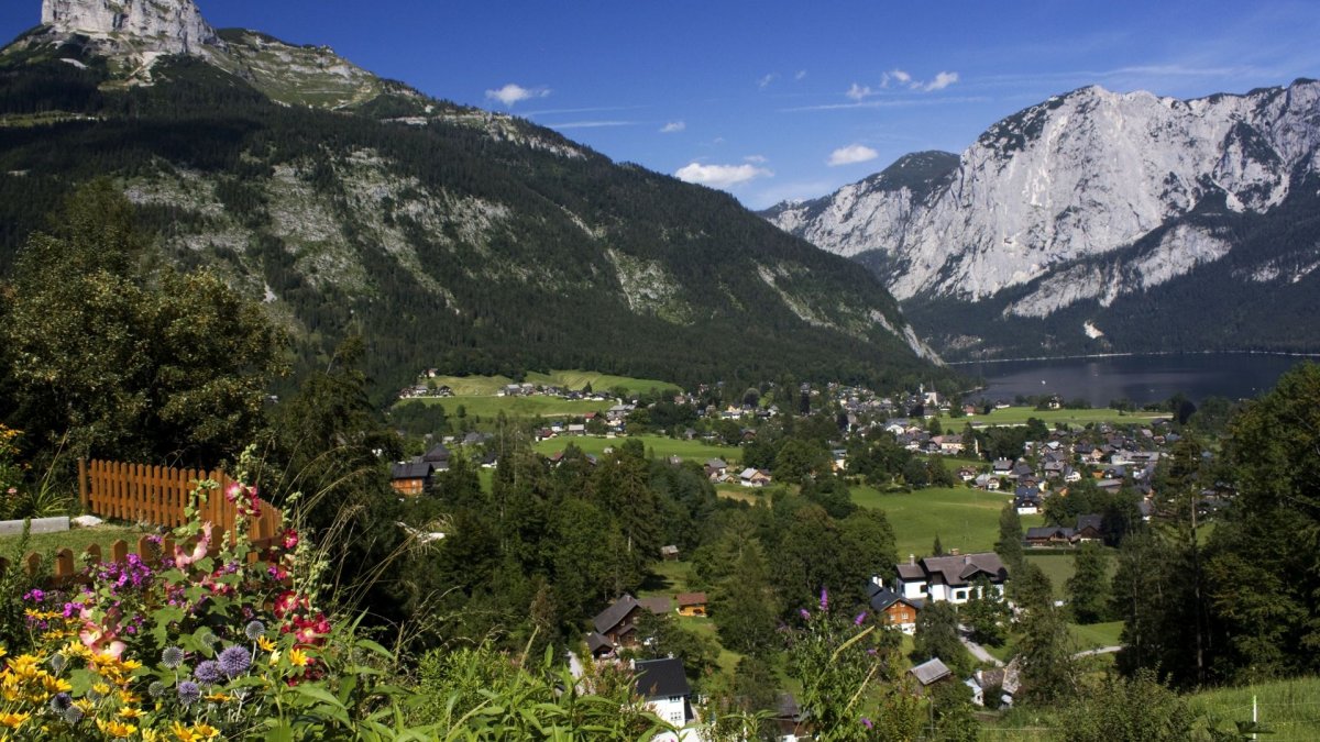 Австрия деревня в горах