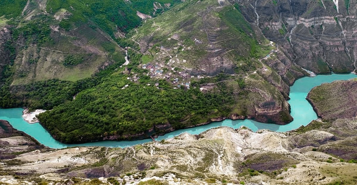 Набережная реки Терек во Владикавказе