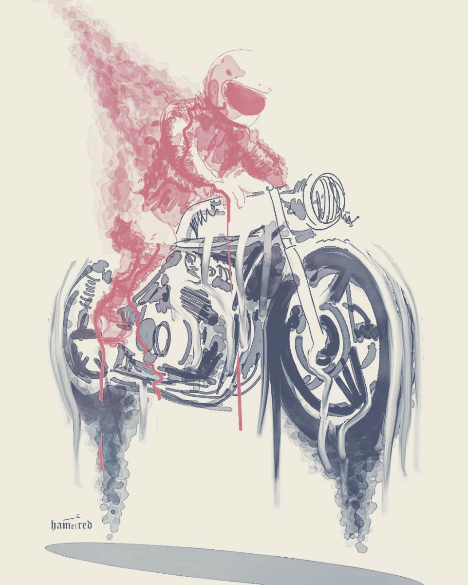 Графический мотоцикл