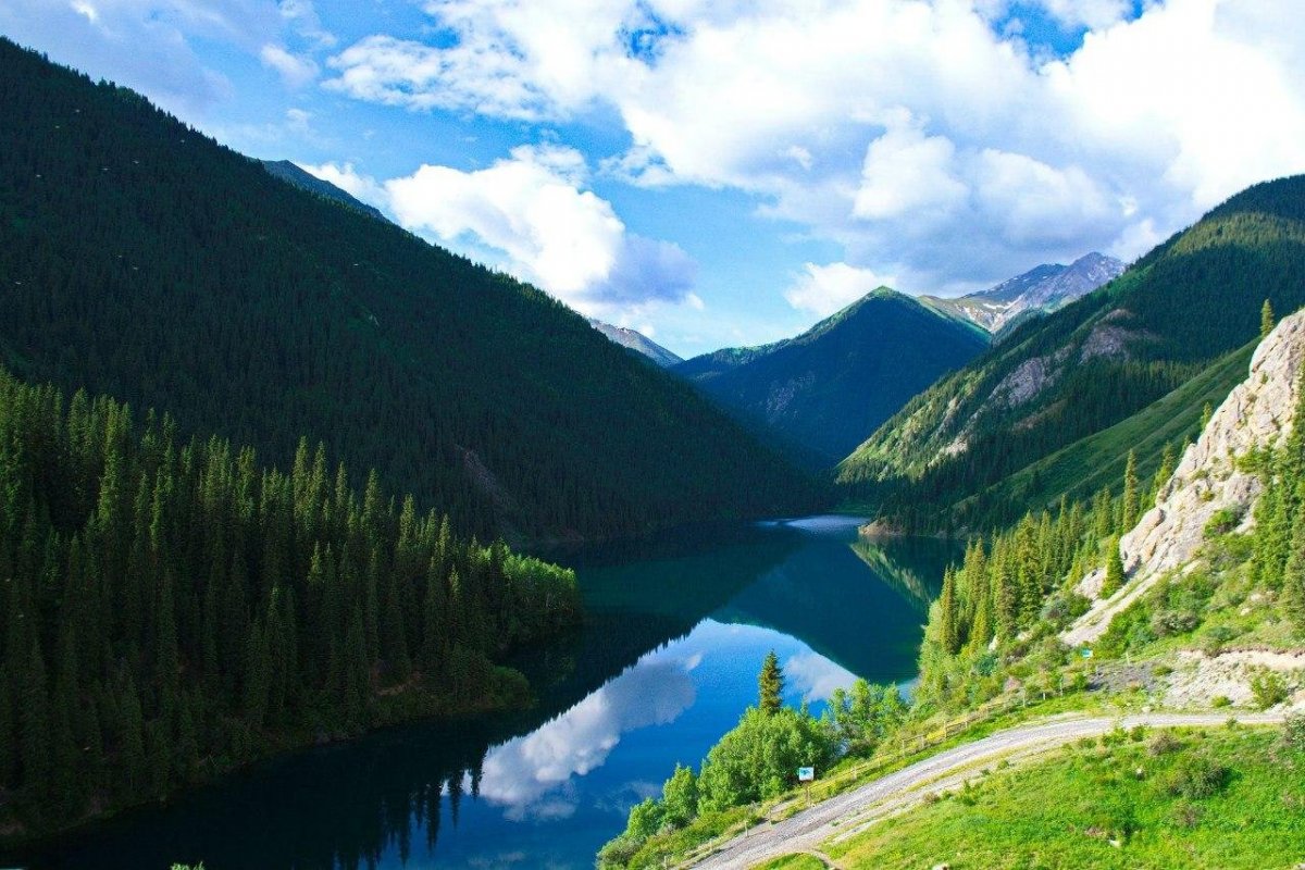 Озеро Кольсай Алматы