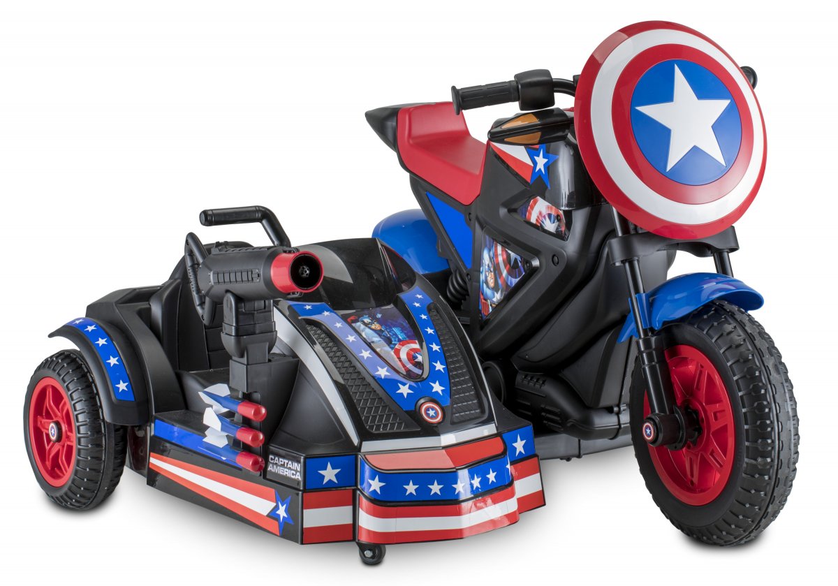 Мотоцикл капитана Америки для детей