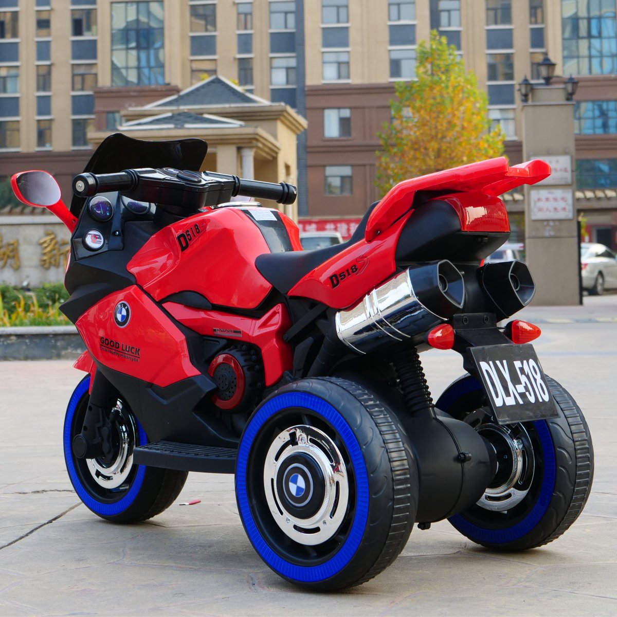 Детский электромобиль трицикл bdm101 (красный)