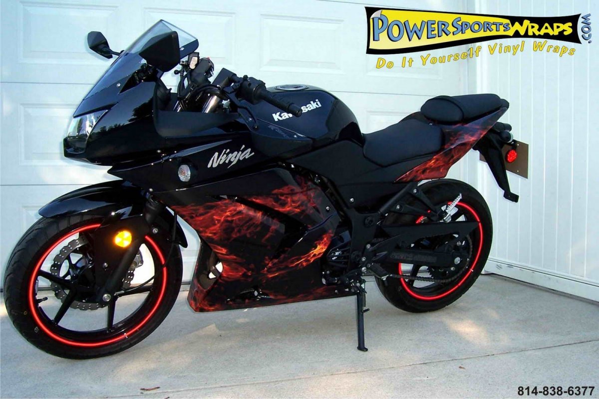 Мотоцикл Кавасаки ниндзя 250 черный