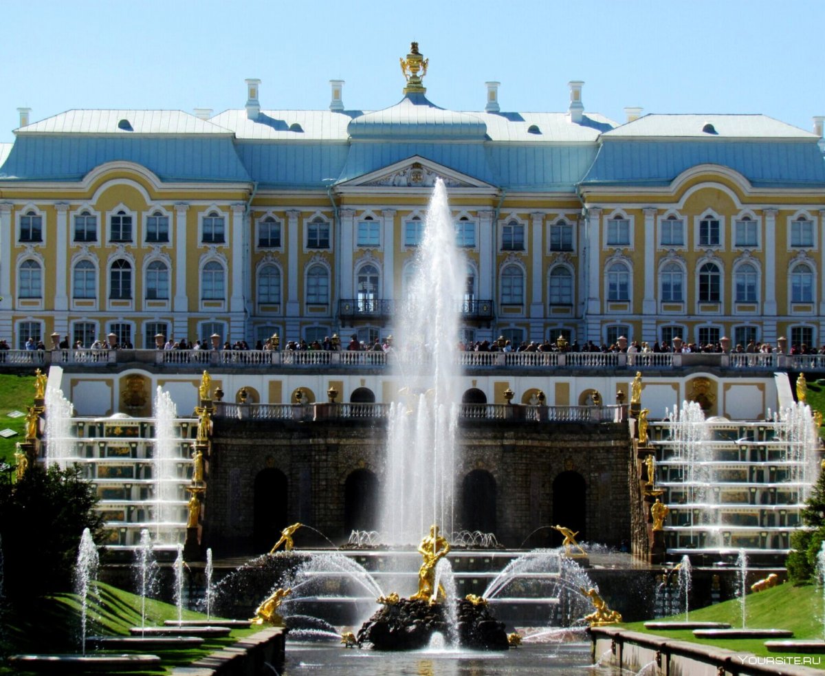 Петергоф дворец фонтаны