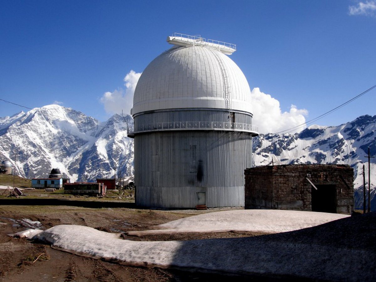 Обсерватория в горах Кавказа