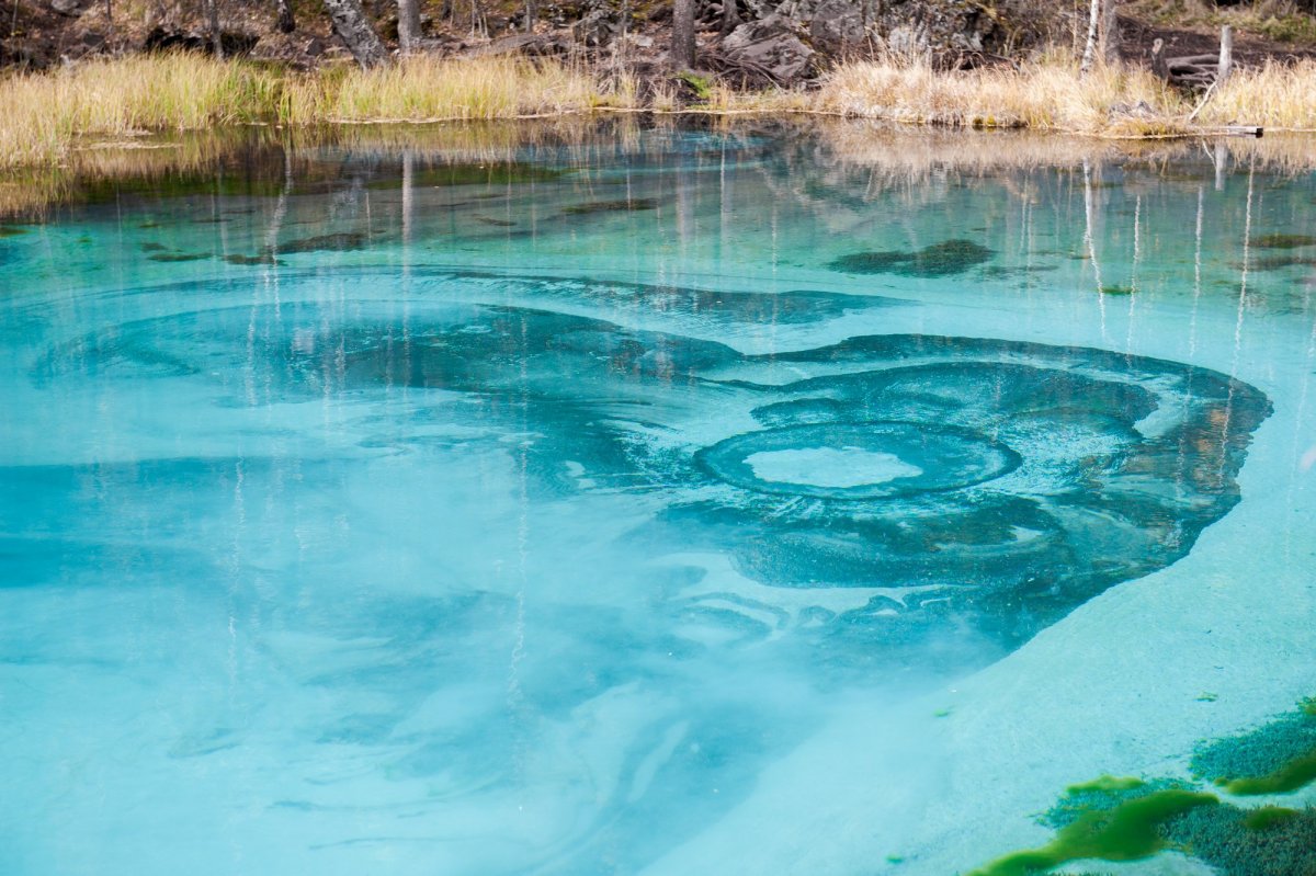 Голубое озеро Фосфоритный