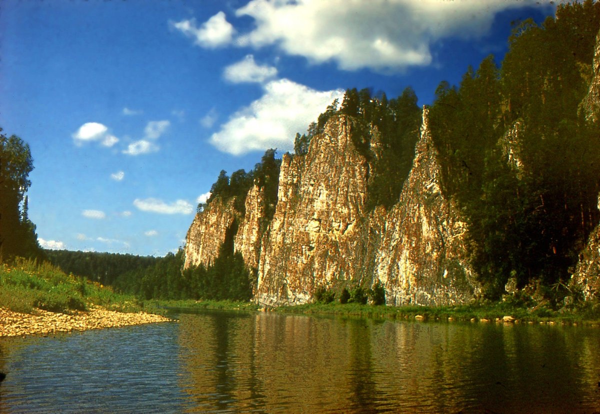 Пермский край река Чусовая камень столбы