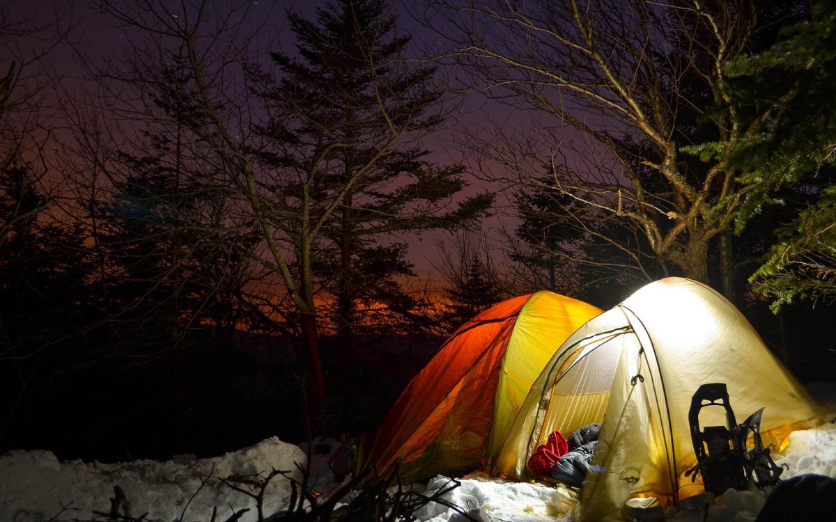 Ночлег в палатке