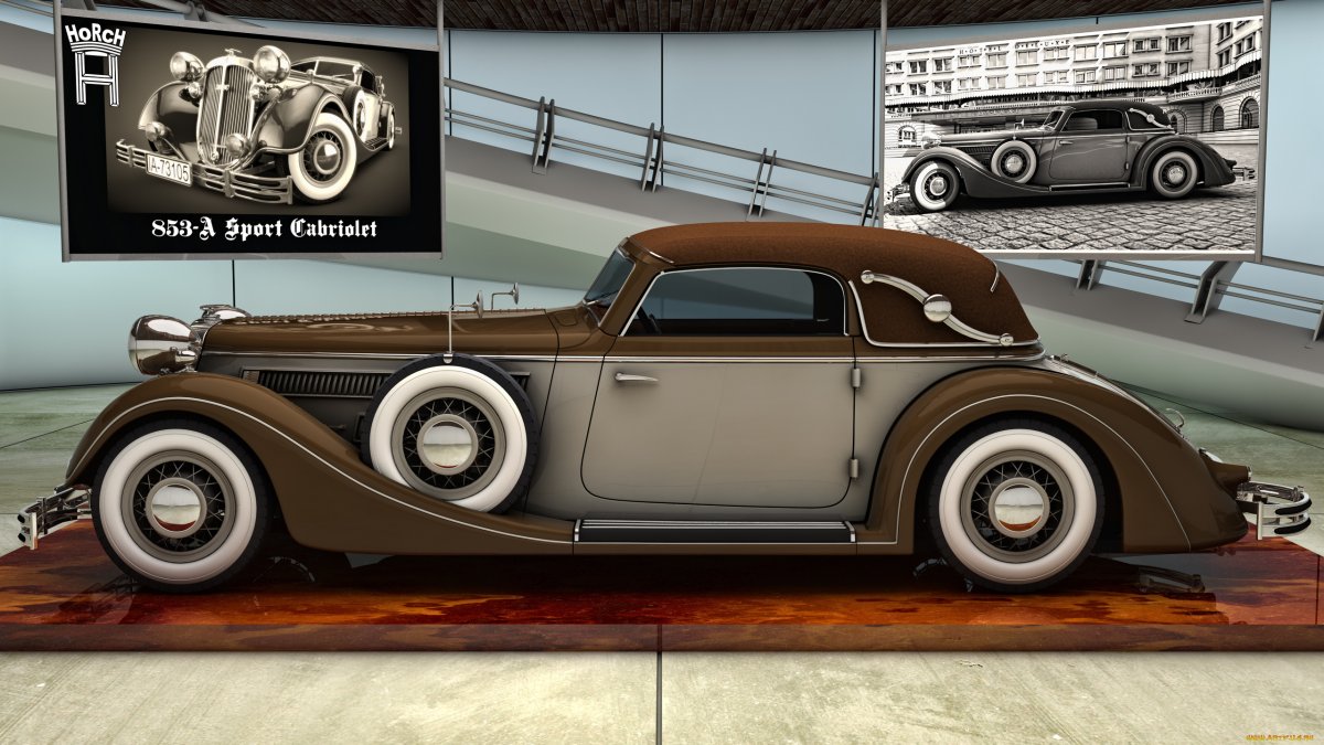Horch 853 чертежи