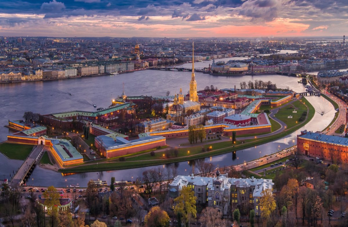 Санкт-Петербург Заячий остров Петропавловская крепость