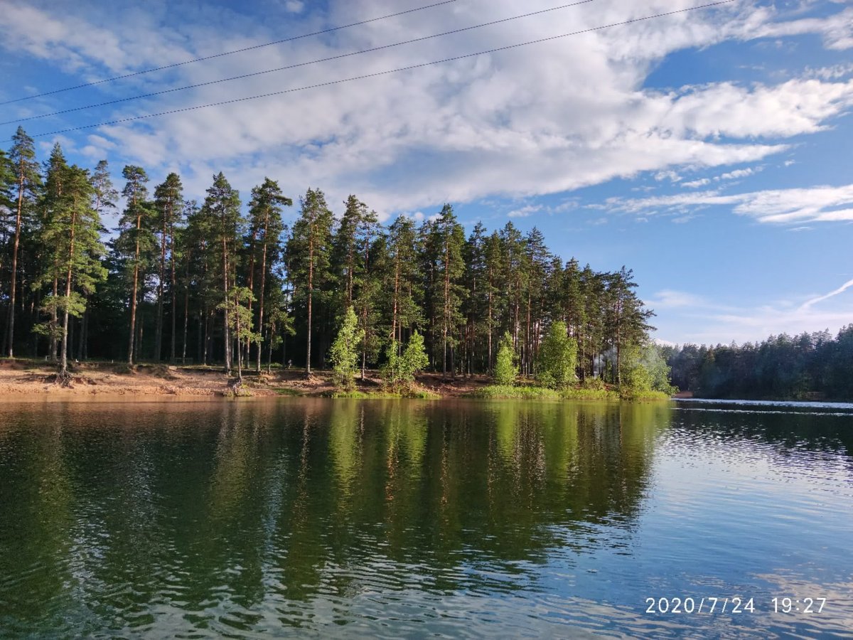 Озеро черное Лужский район