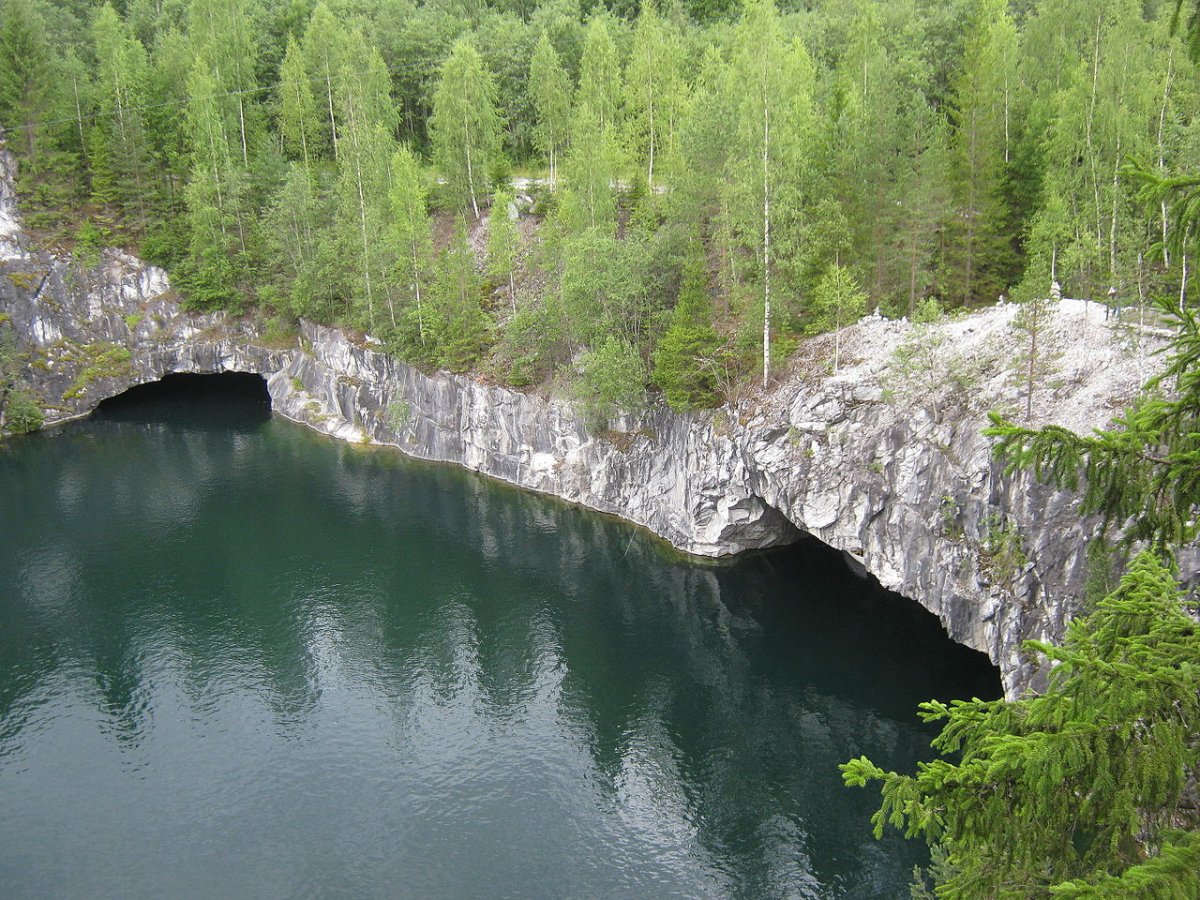 Фото водопада Ахинкоски Википедия