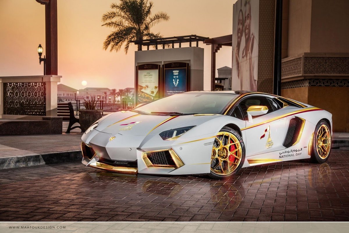 Lamborghini Aventador 2020 Gold