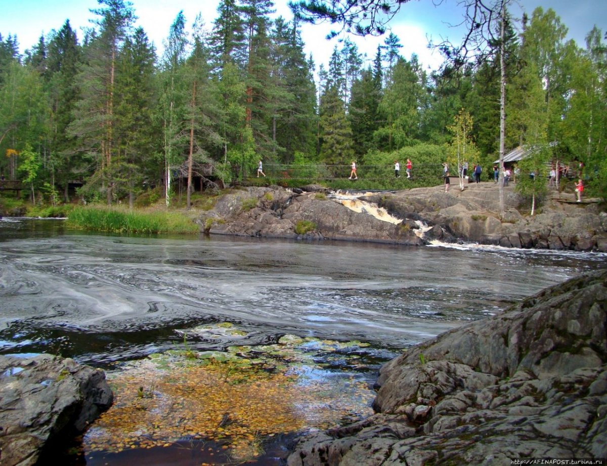 Рускеальские водопады «Ахинкоски»
