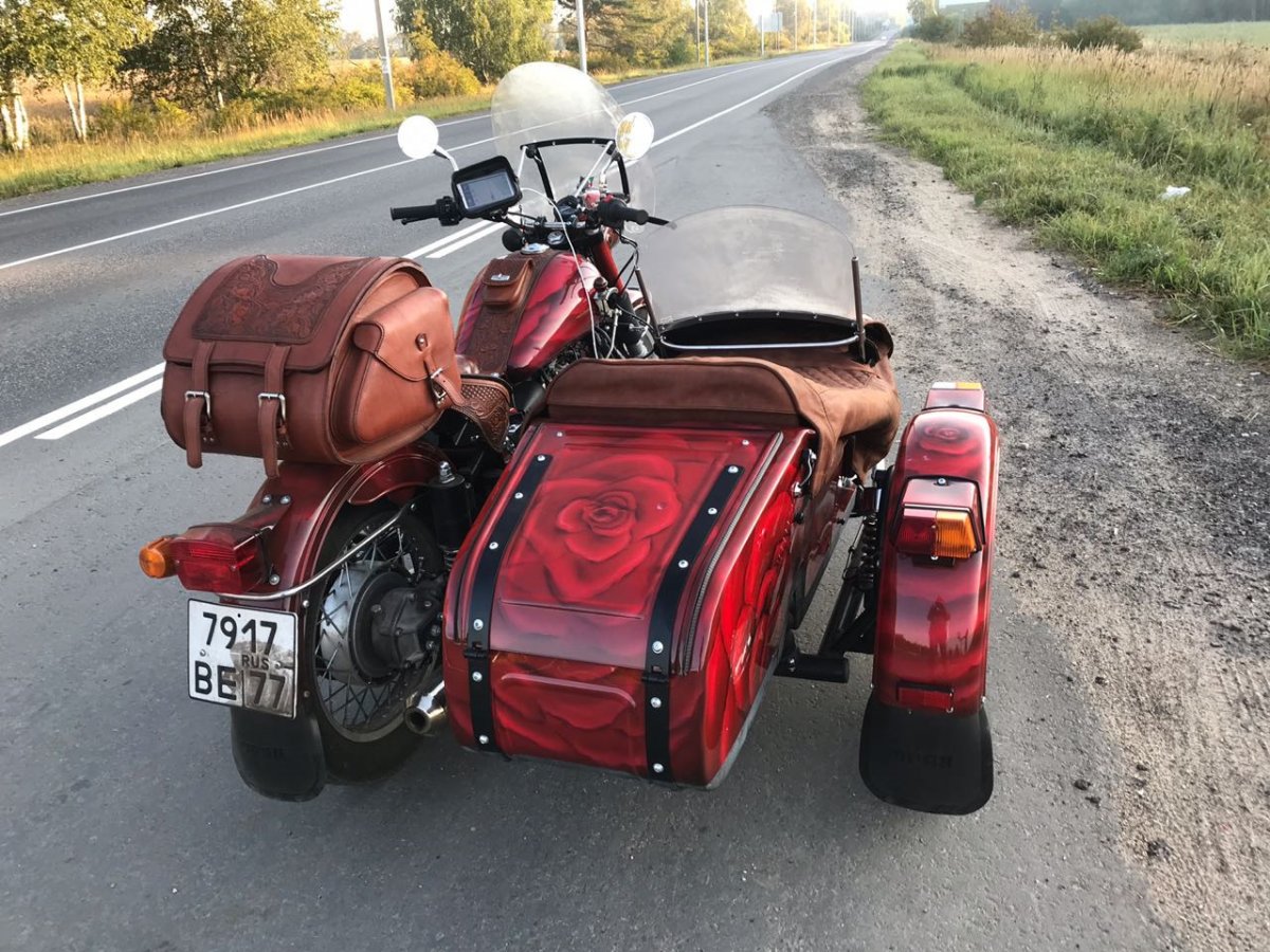 Тюнингованные Уралы мотоциклы