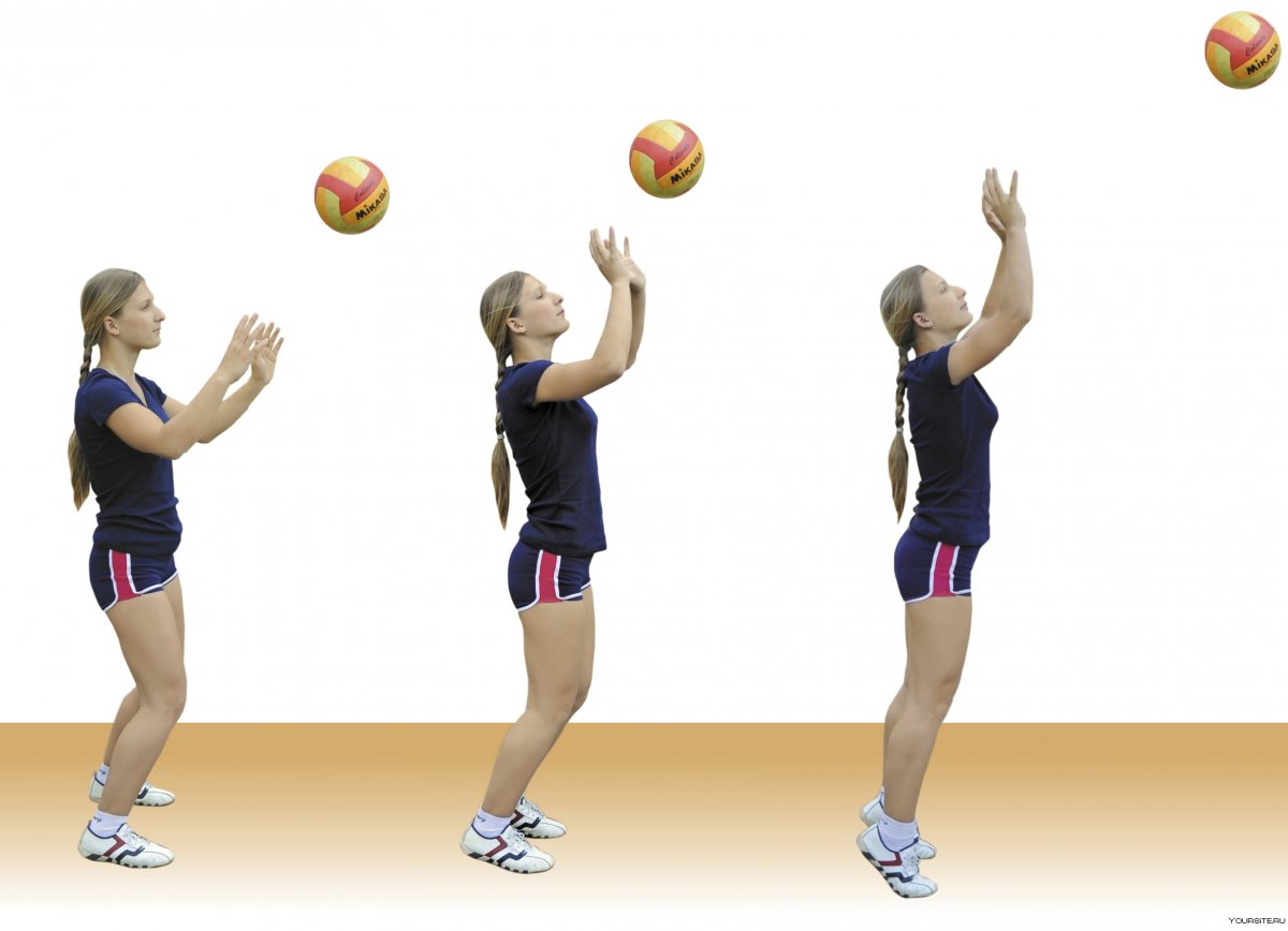 Способы передачи мяча в волейболе