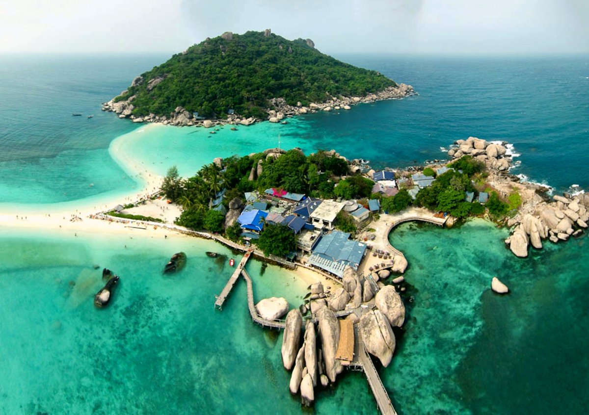 Остров ко Тао в Таиланде на карте