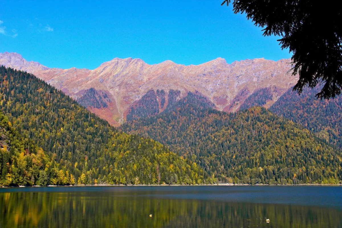 Озеро Рица Абхазия