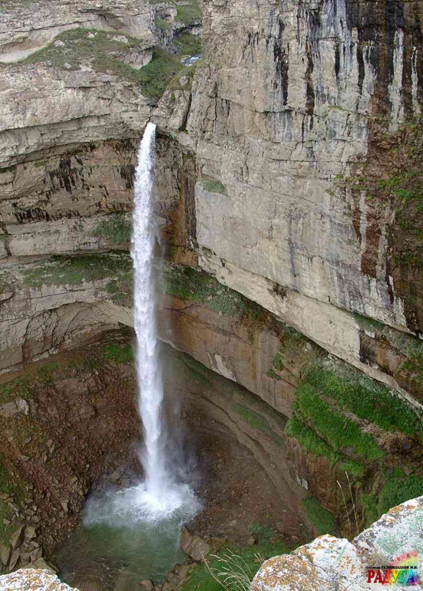 Хунзах водопад Тобот