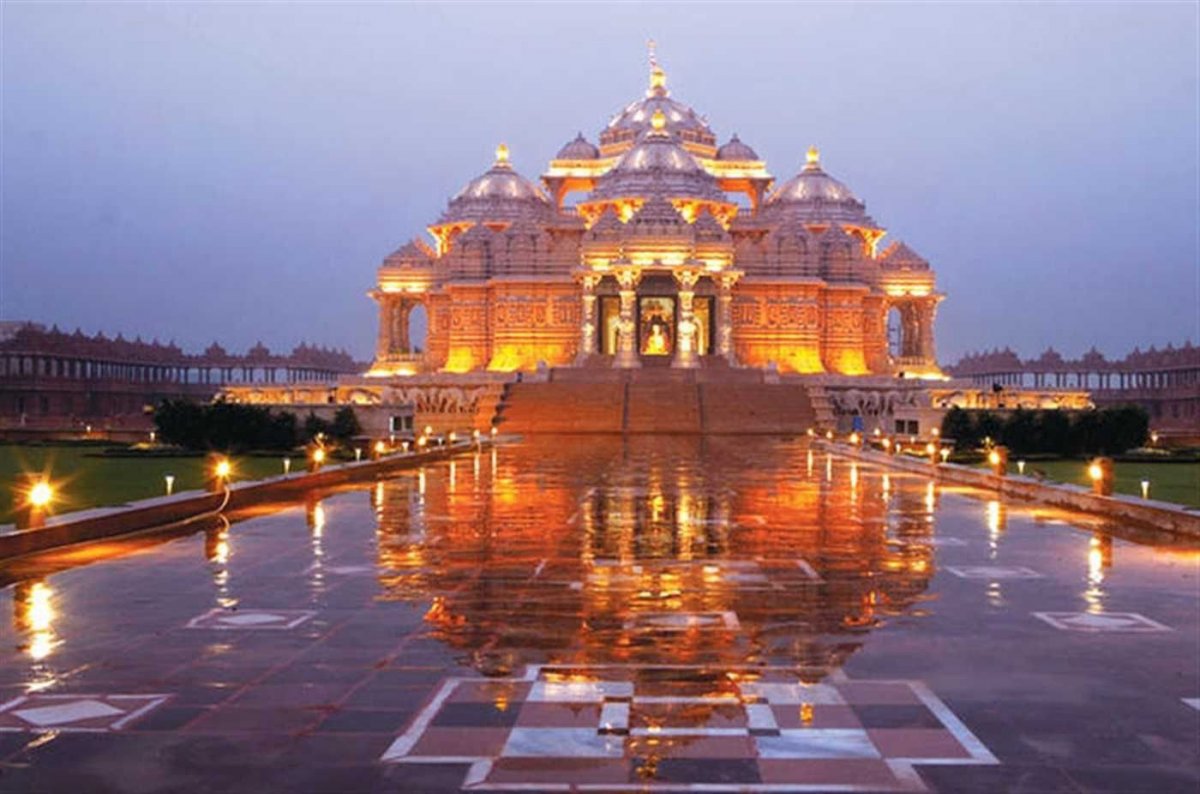 Храм Акшардхам Дели Индия