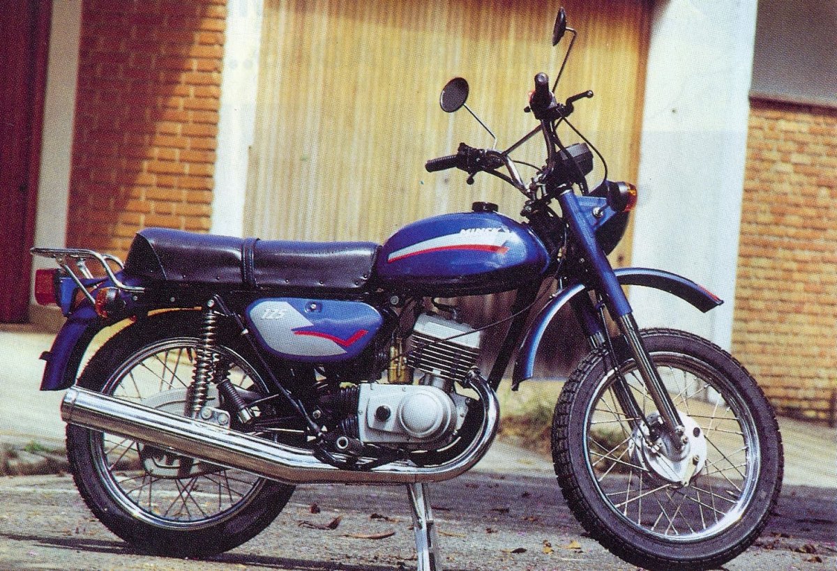 Мотоцикл Минск 125 СССР переделки