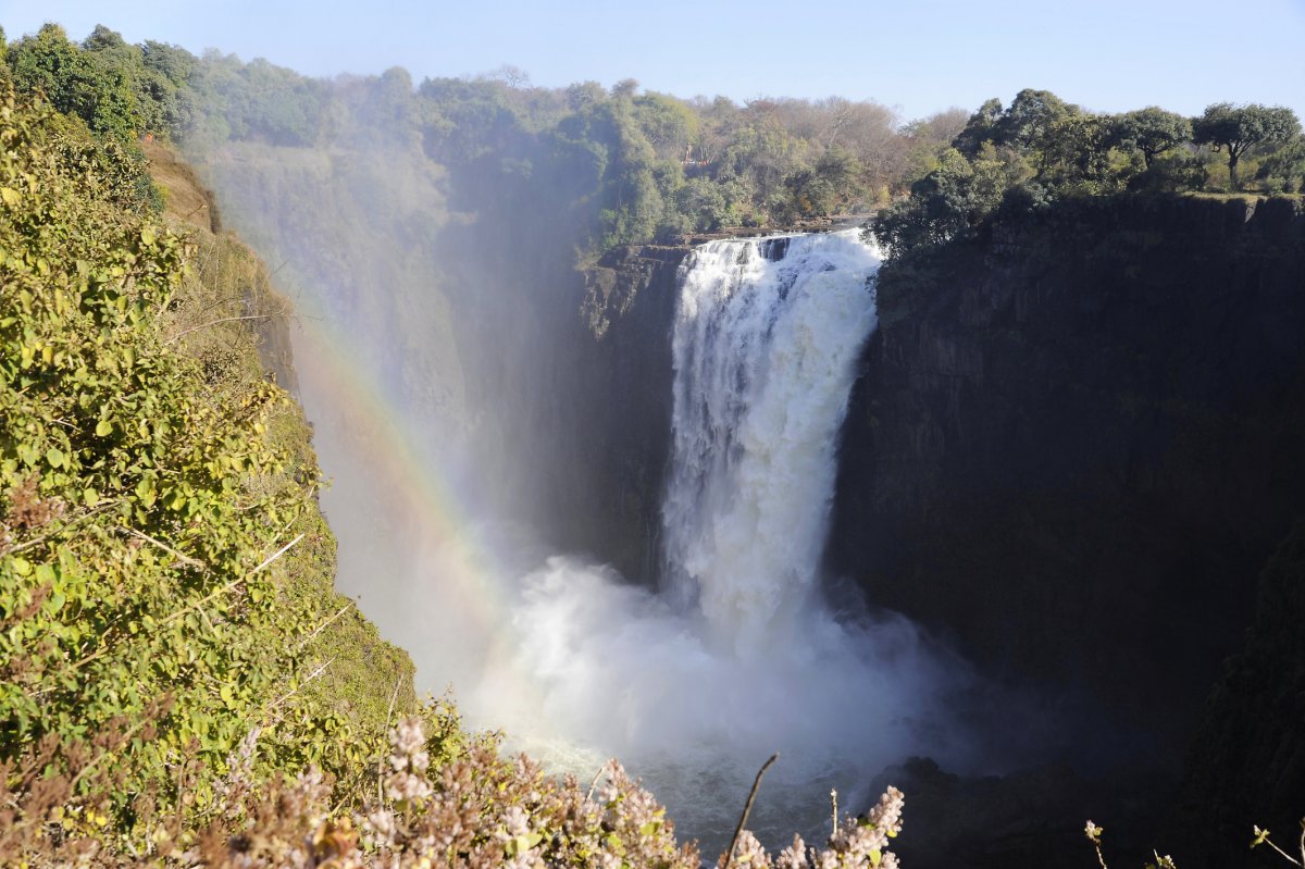 Замбия водопад Виктория