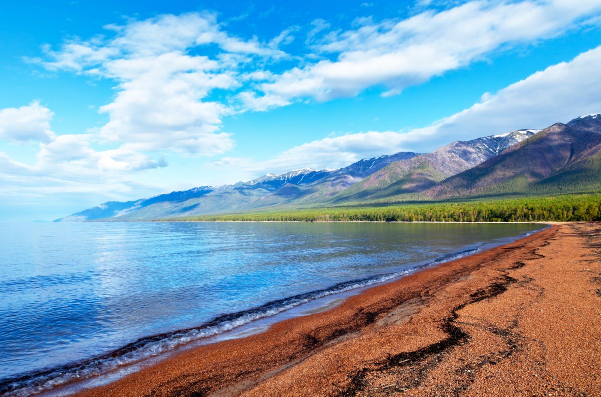 Озеро Байкал Баргузинский залив