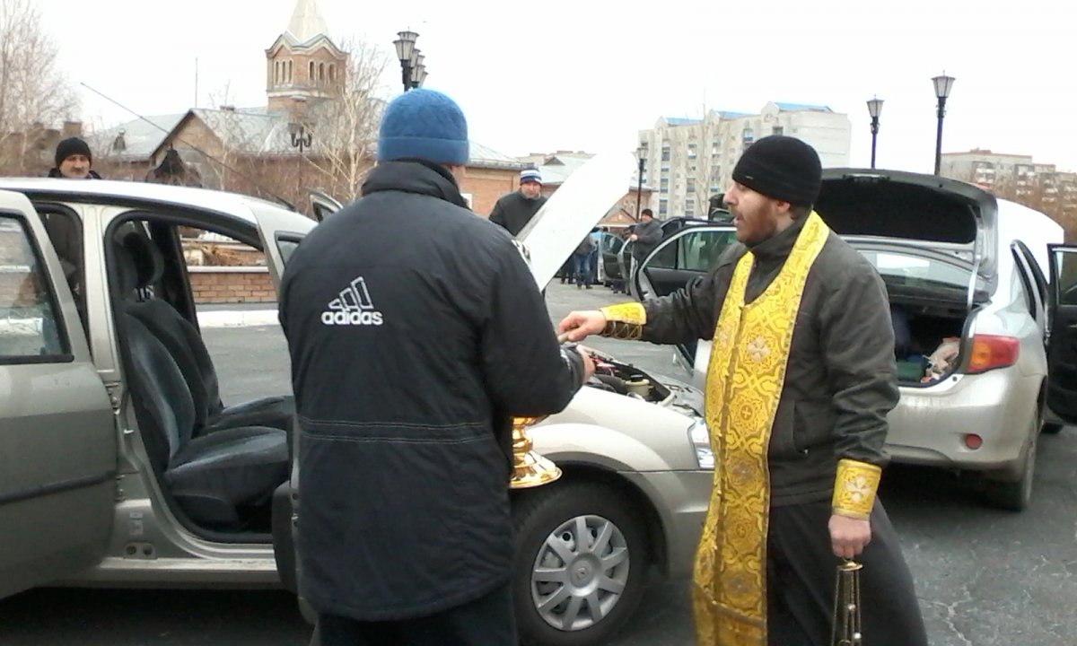 Освятить машину в Воронеже