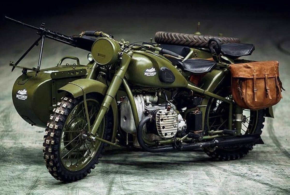 Итальянские мотоциклы берсальеры