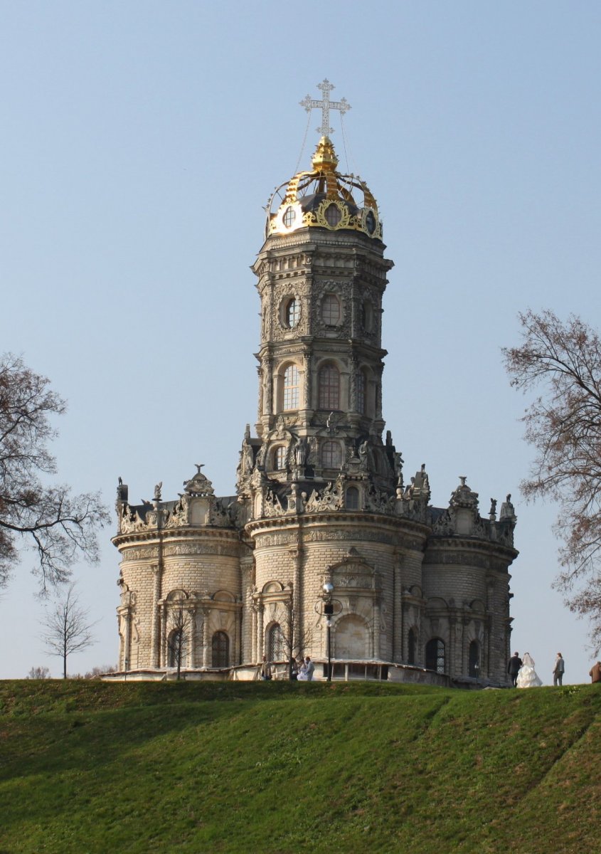 Храм в Дубровицах под Подольском фото
