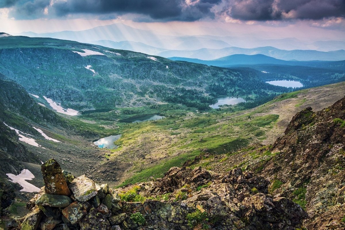 Каракольских Озерах горный Алтай