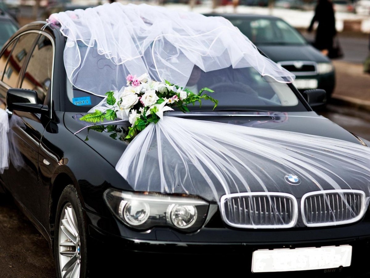 Свадебная машина БМВ черная