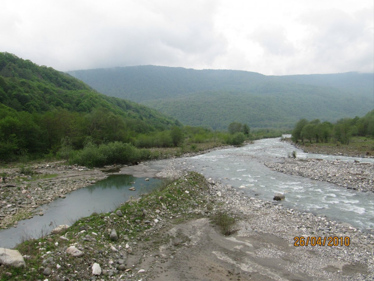 Гумиста река Абхазия мост