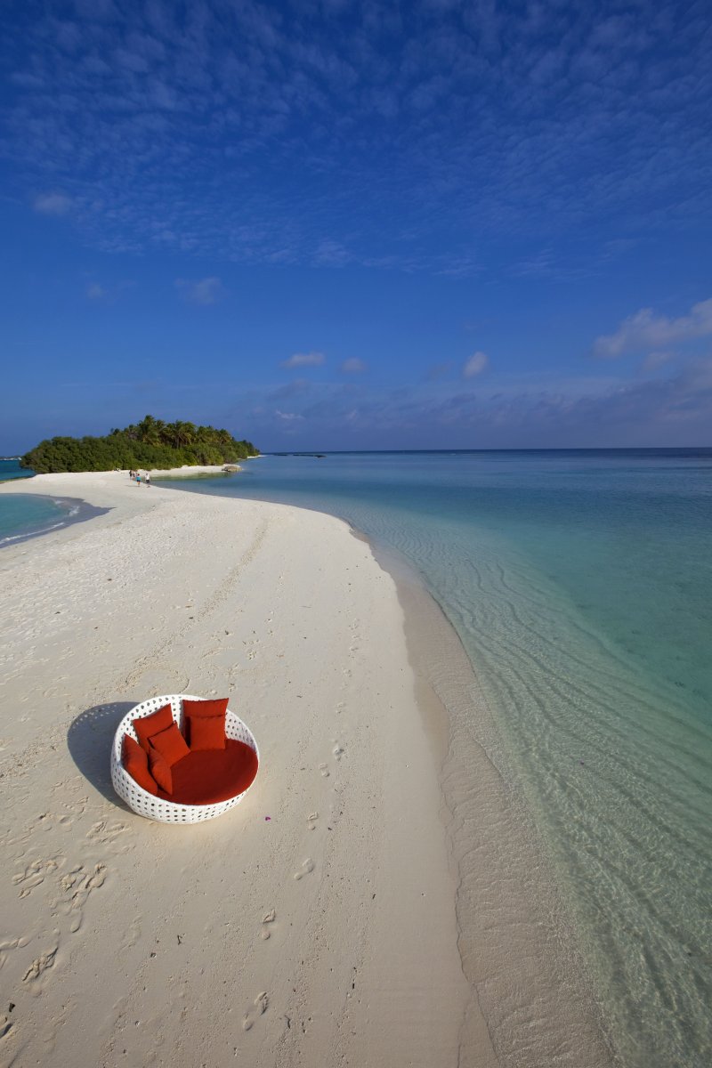 Остров Sandbank Мальдивы