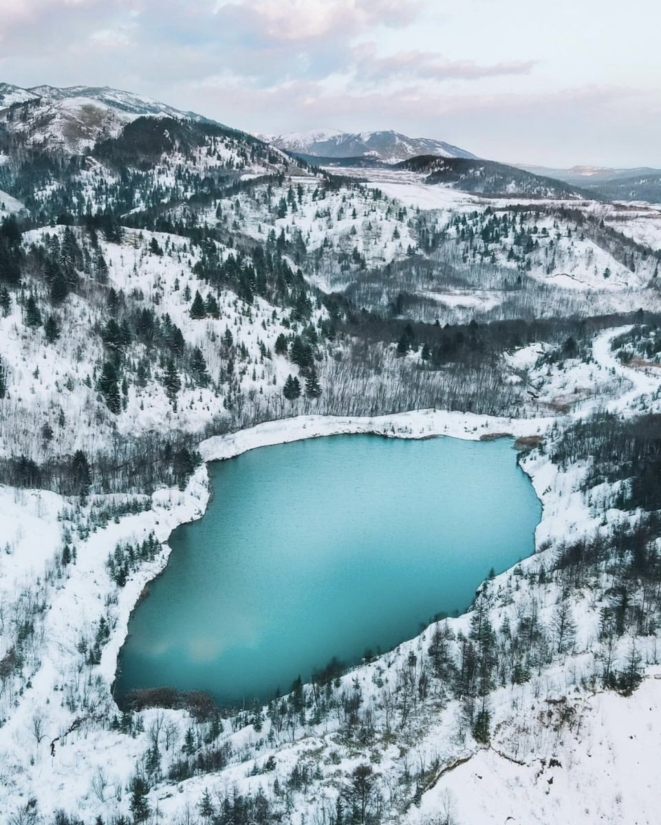 Голубые озера Сахалин Новиково