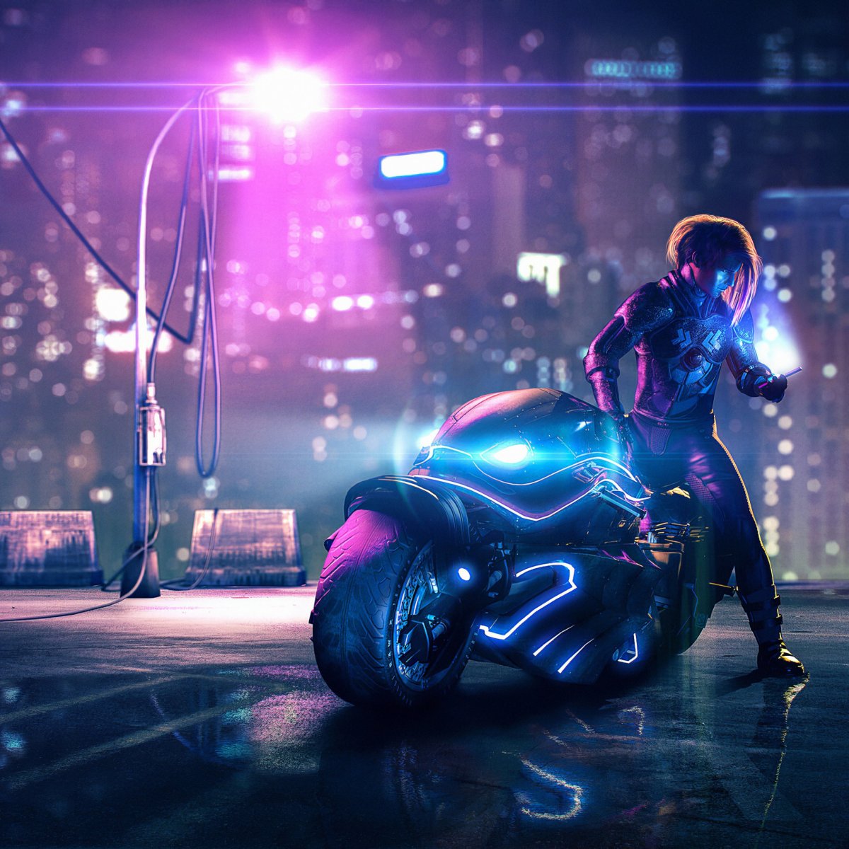 Cyberpunk 2077 Motorcycle