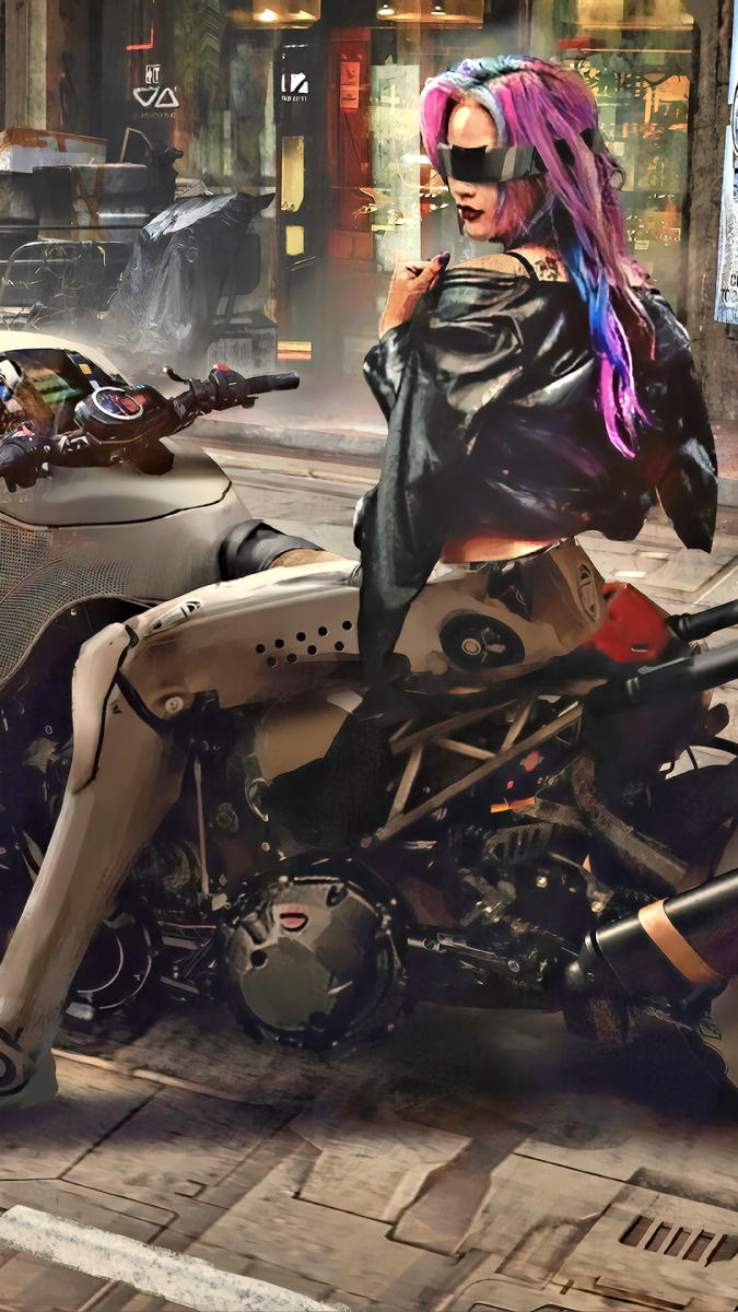 Cyberpunk 2077 мотоциклы Kusanagi