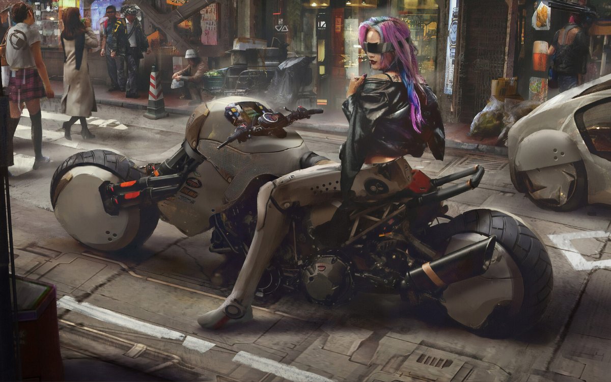 Мотоцикл Джеки Cyberpunk 2077
