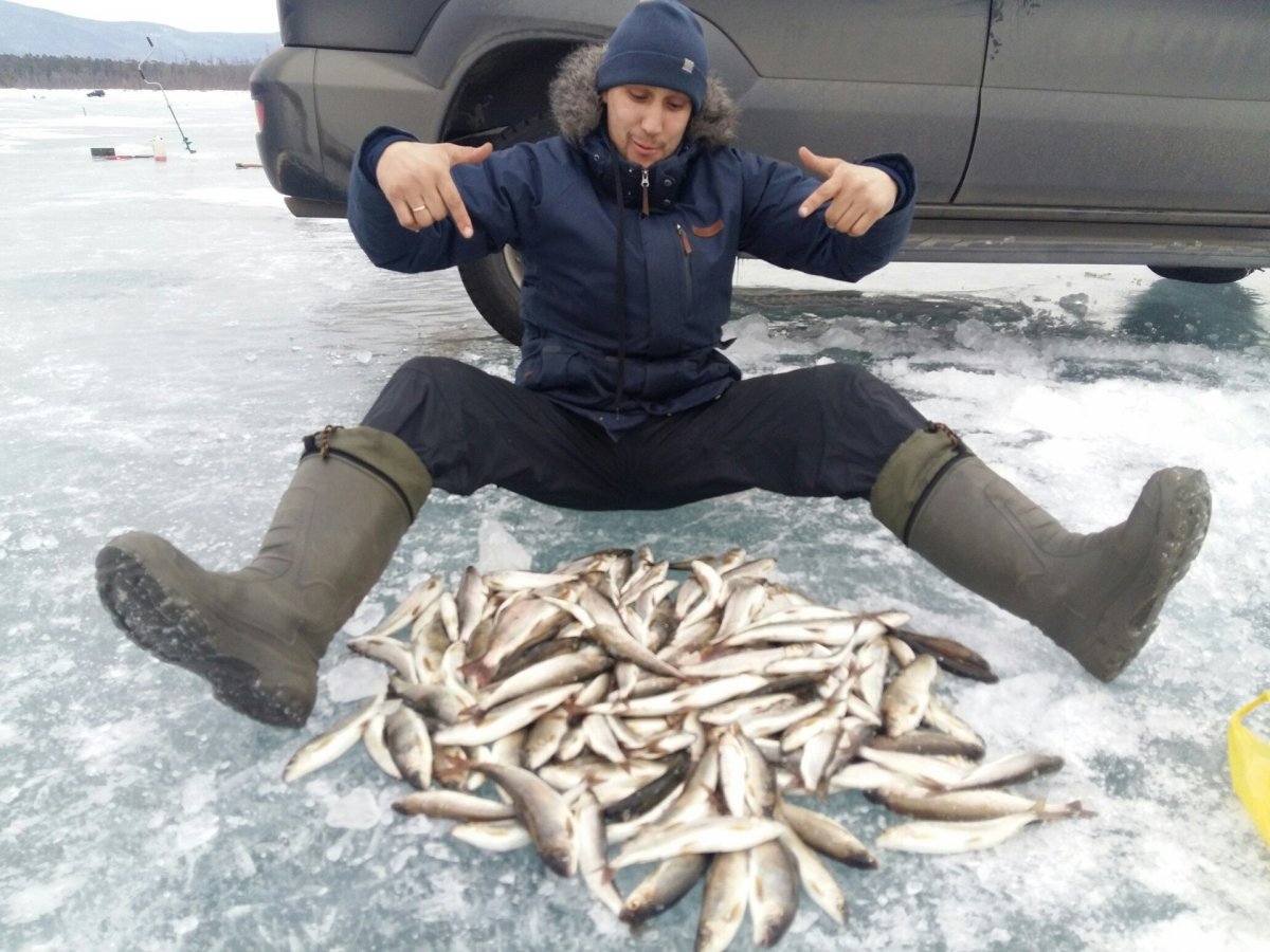 Рыбалка на Байкале зимой
