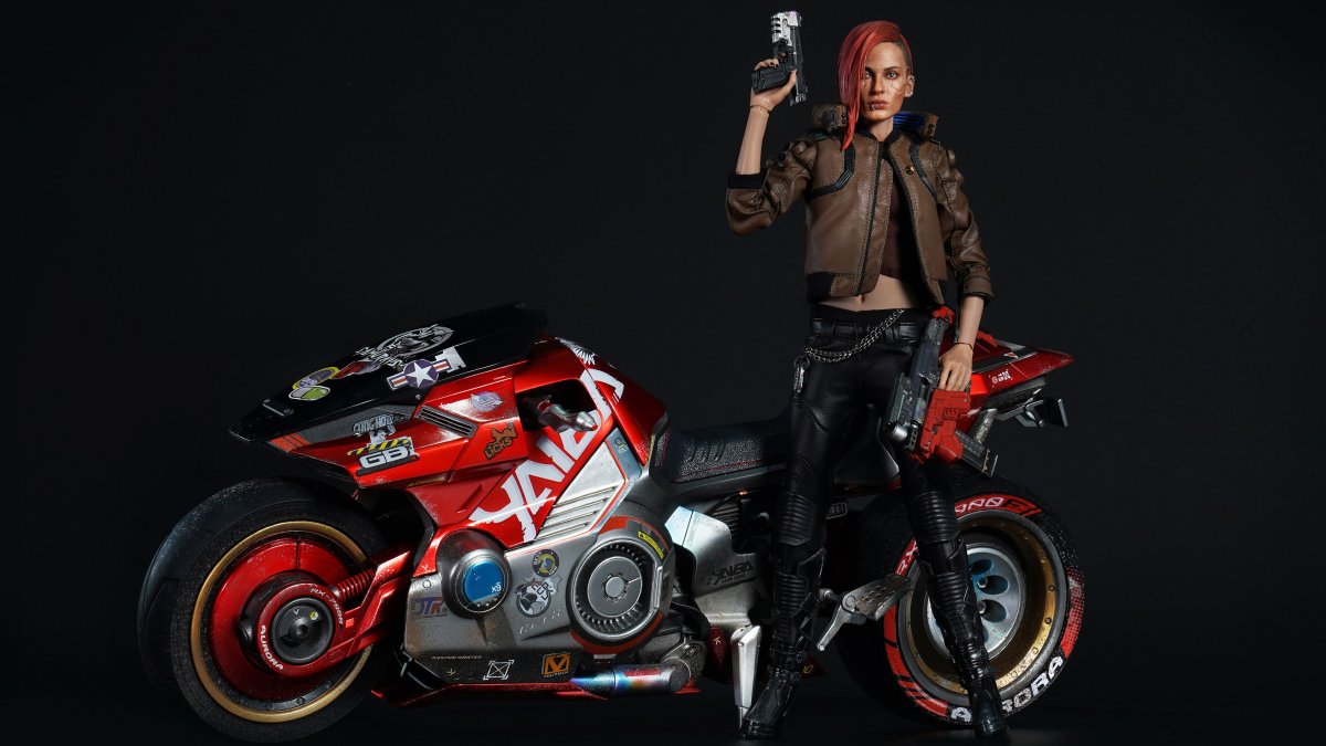 Девушки киберпанк 2077 на мотоцикле