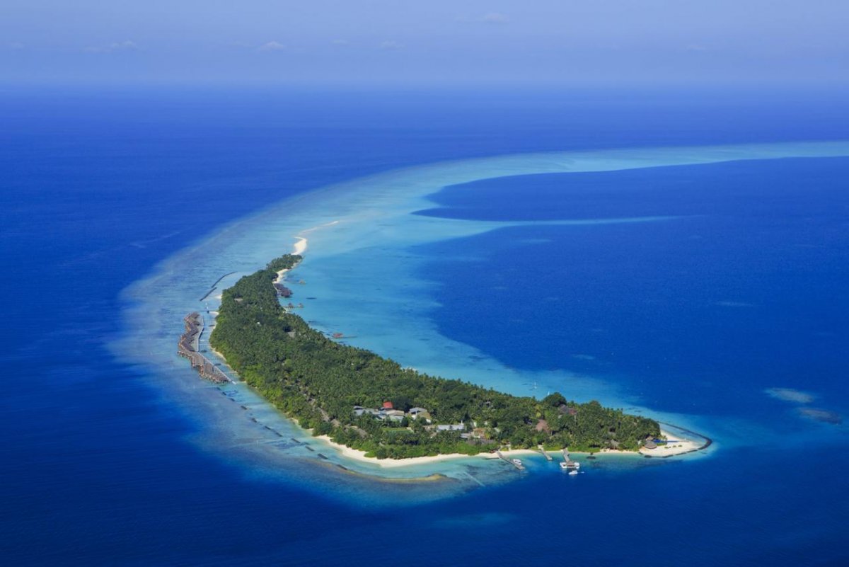 Остров Sandbank Мальдивы