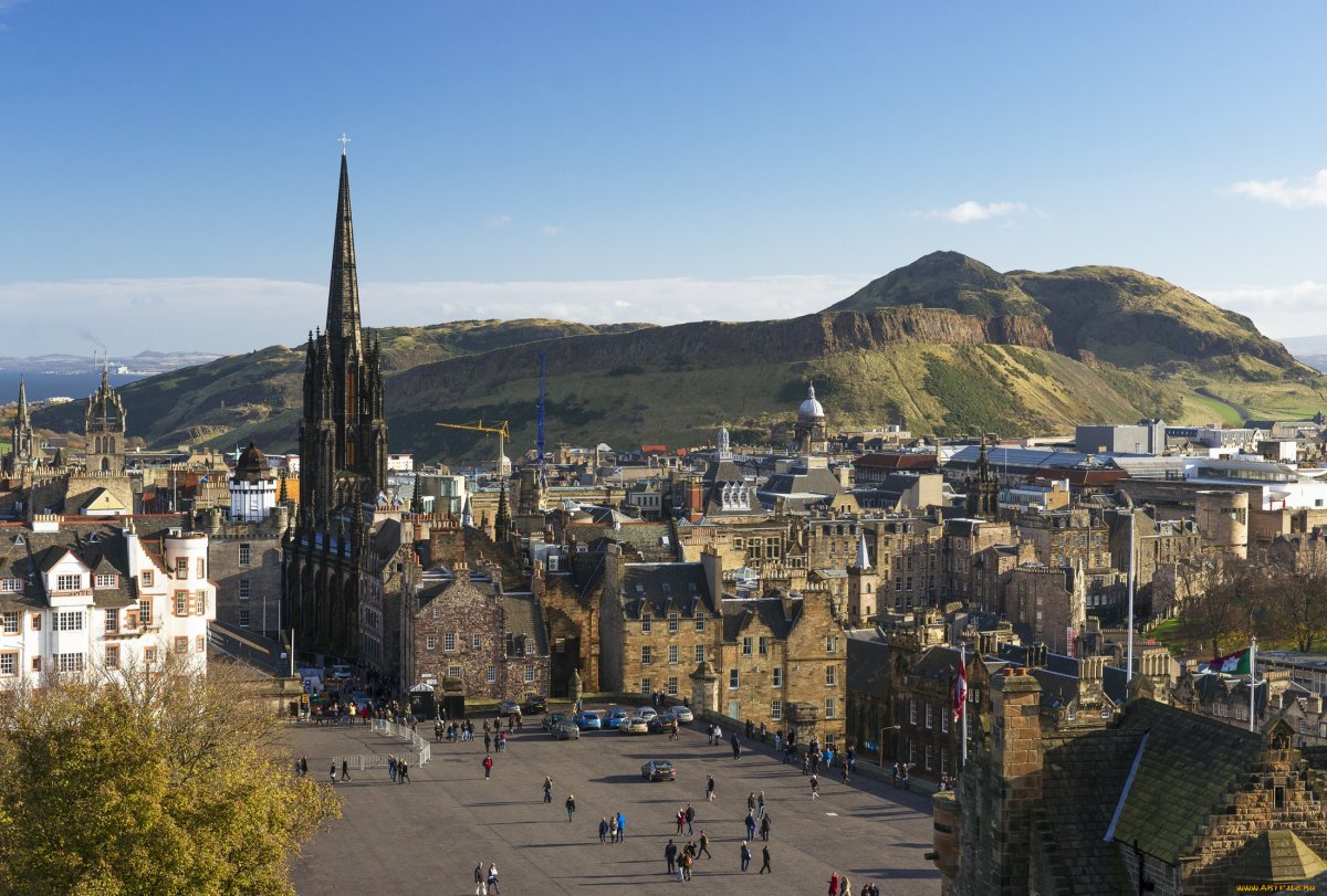 Столица Шотландии Edinburgh