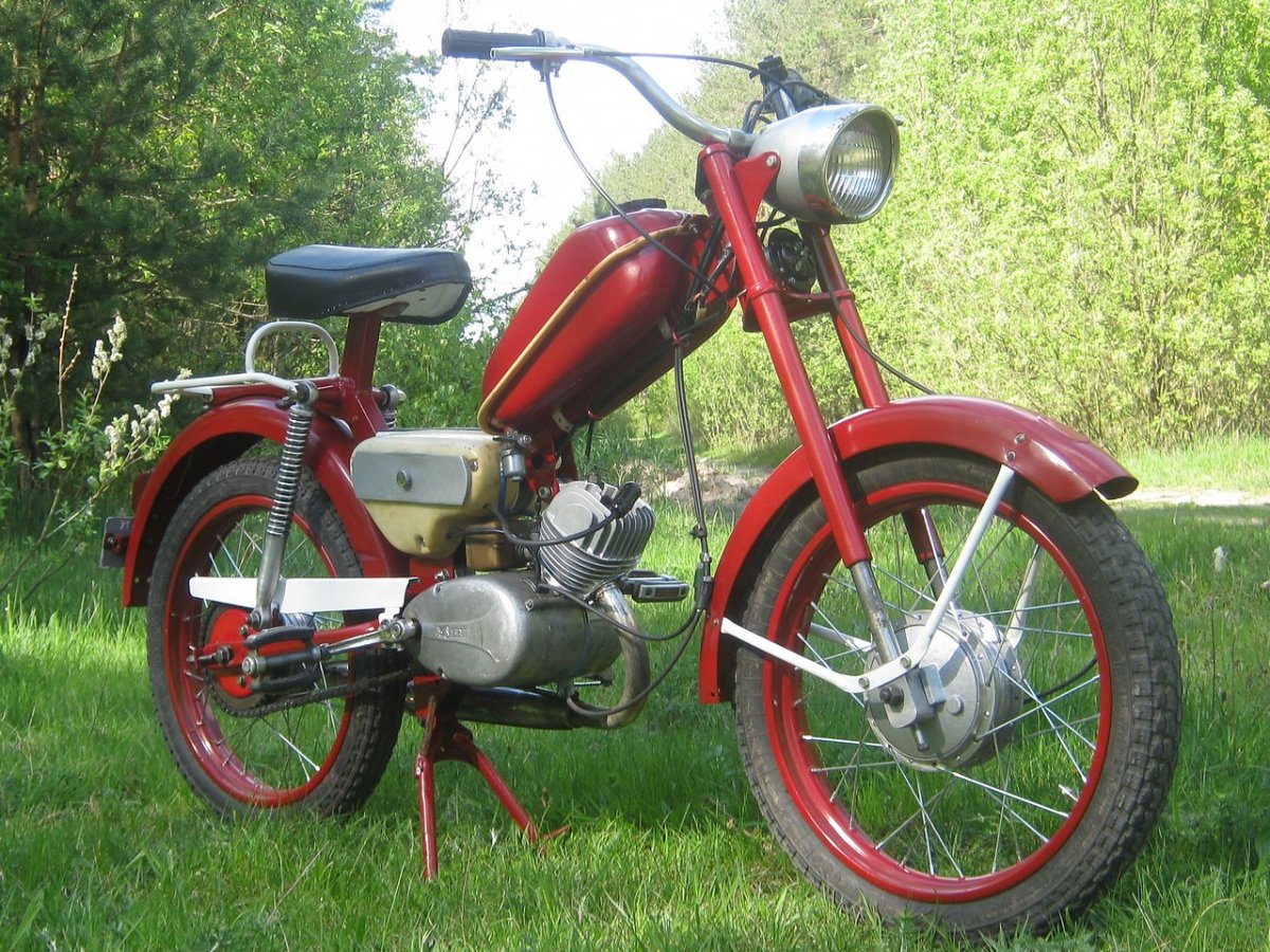 Советский мотоцикл для деревни
