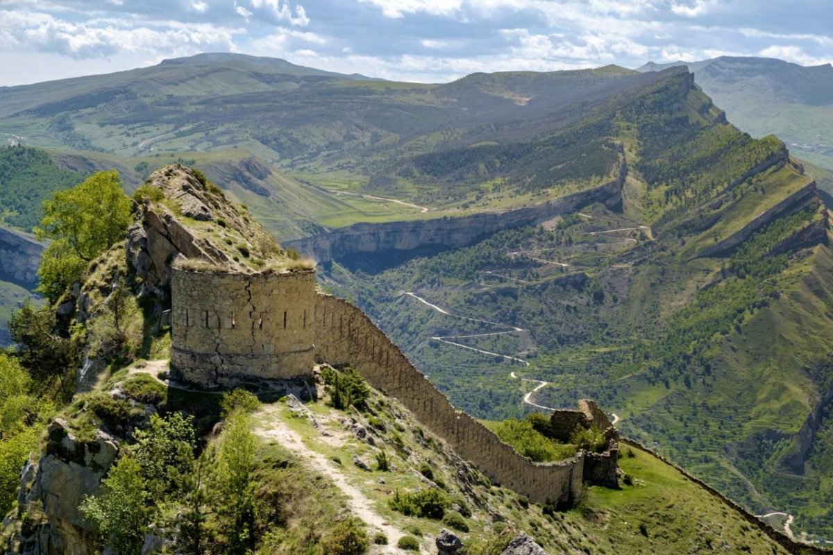 Гунибская крепость в Дагестане