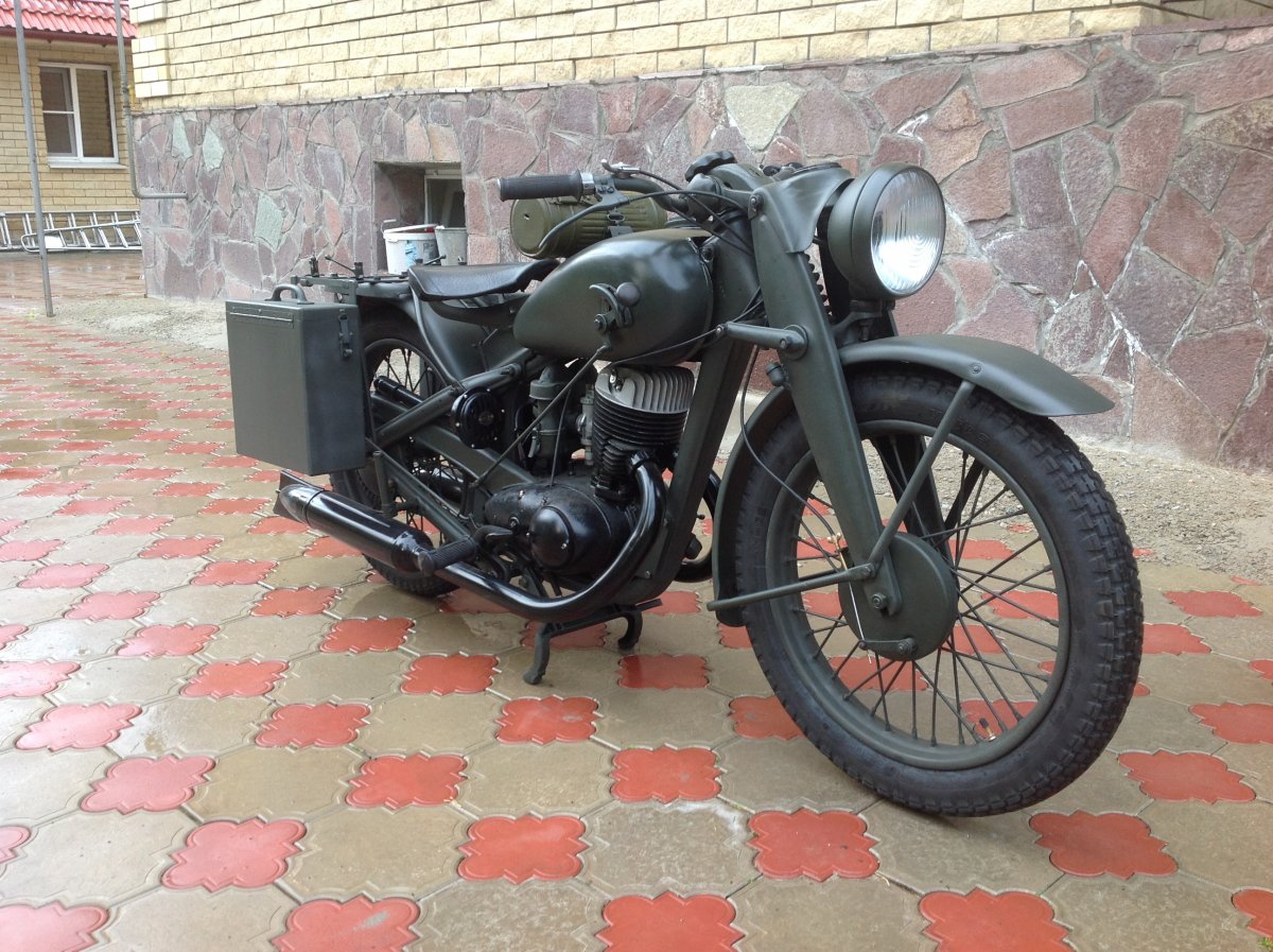 Немецкий мотоцикл ДКВ 125