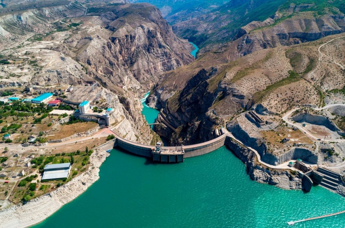 Чиркейское водохранилище в Дагестане на квадроциклах