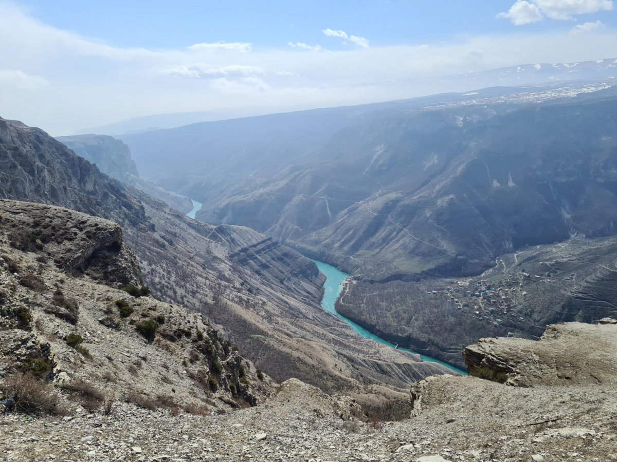 Чиркейское водохранилище в Дагестане
