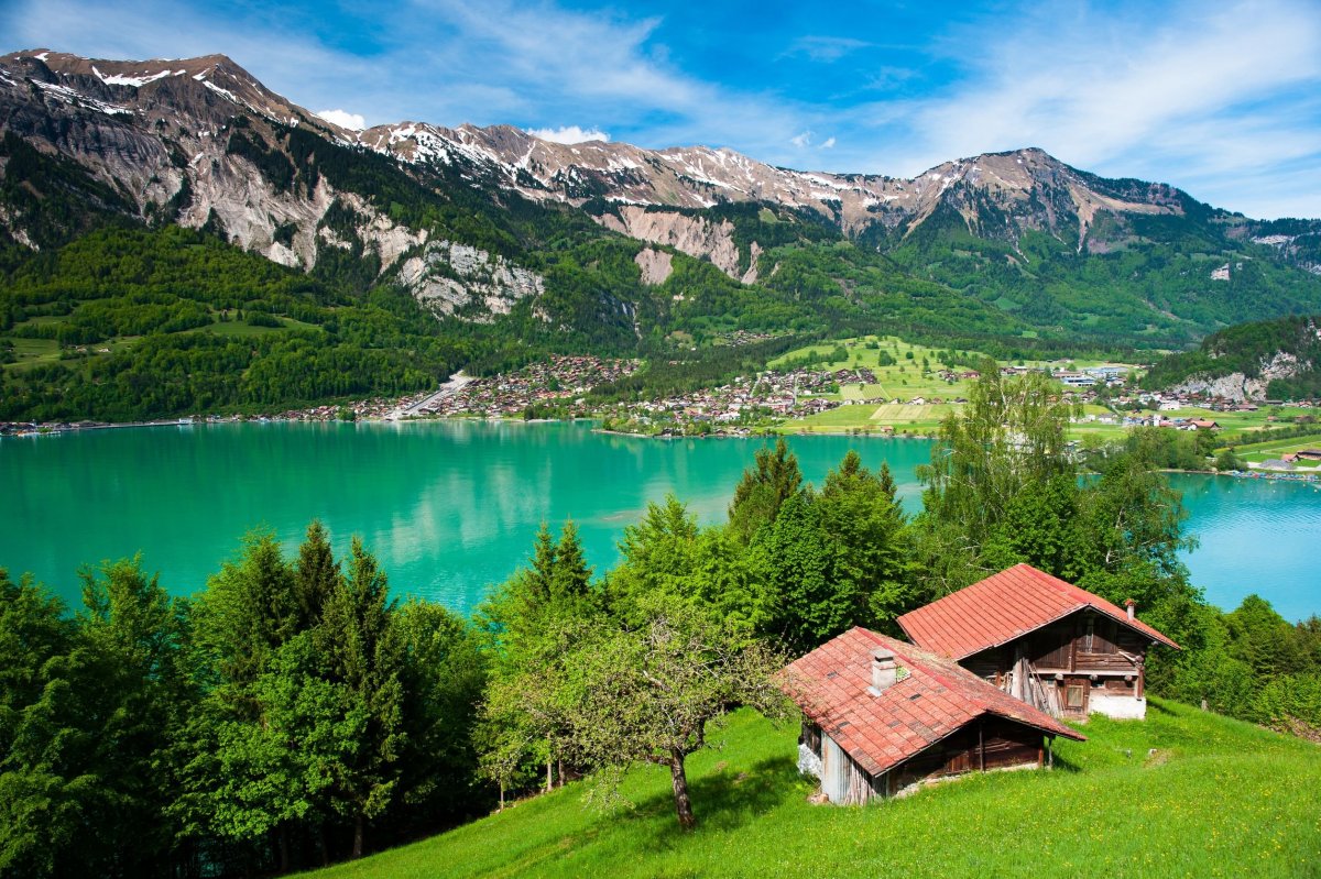 Озеро Бринц Швейцария