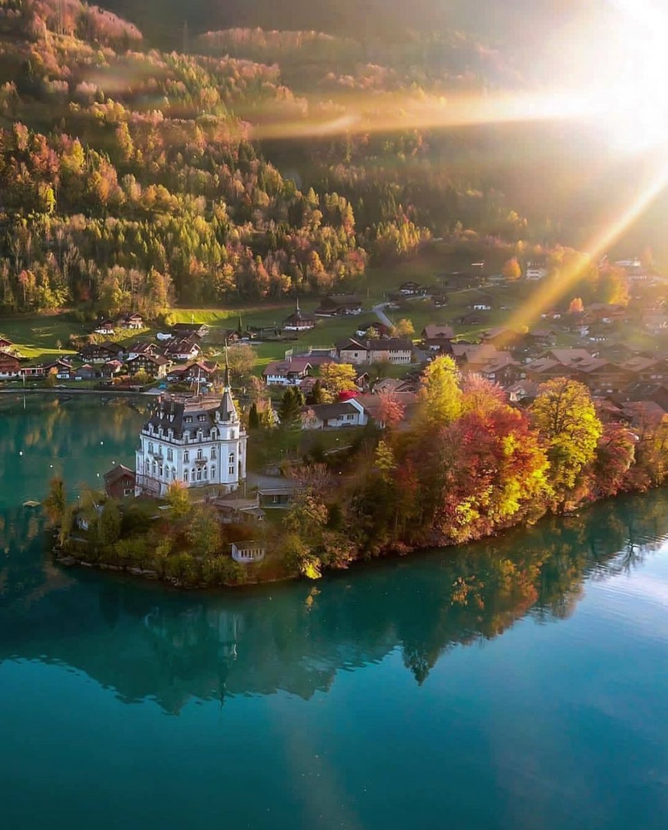 Озеро Brienz Швейцария